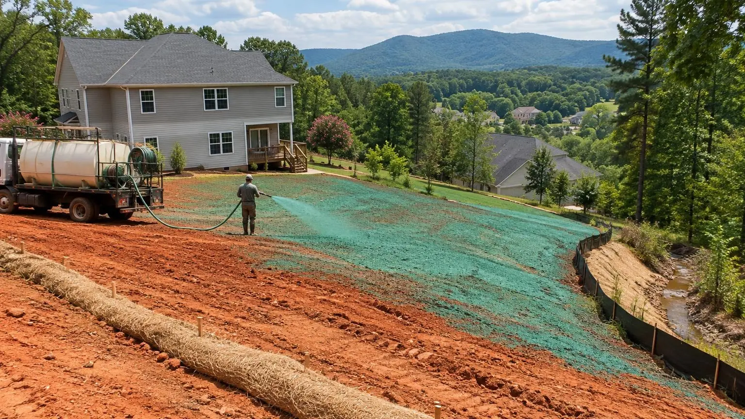 Hydroseeding in Greenville, SC